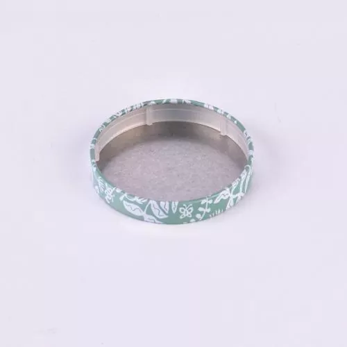 వ్యక్తిగతీకరించిన ముద్రణ టిన్ కొవ్వొత్తి కూజా మూత