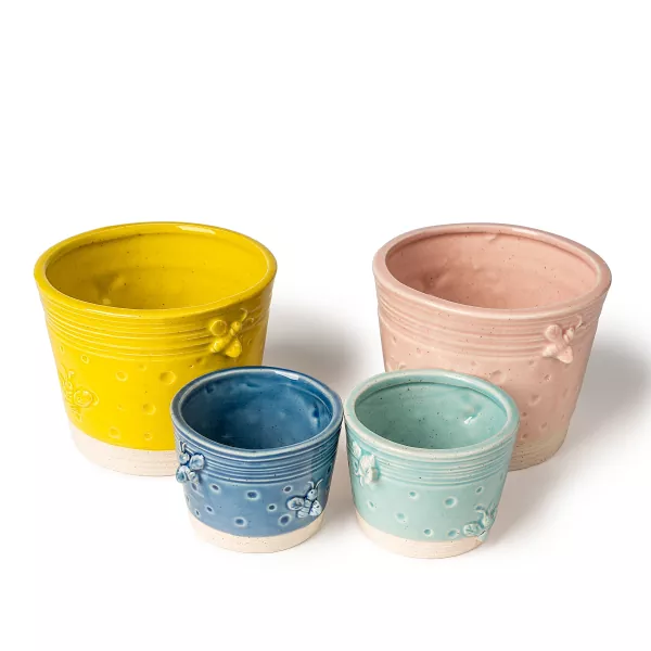 బీస్వాక్స్ సిరామిక్ క్యాండిల్ జార్