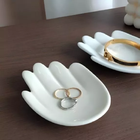 సిరామిక్ స్పెషల్ ఆకారపు ఆభరణాల ట్రే