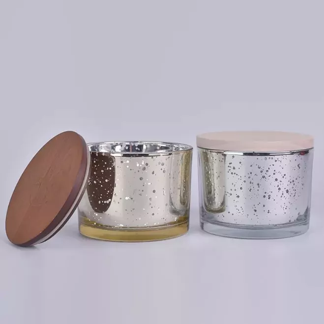 రౌండ్ గ్లాస్ కొవ్వొత్తి హోల్డర్